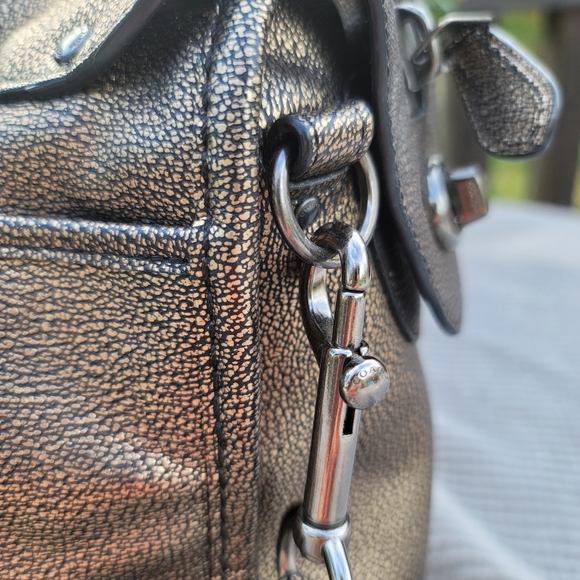 Coach Rhyder metallic brass/gold leather satchel - Picture 9 of 15